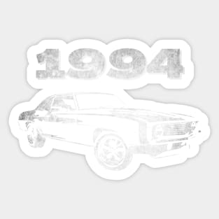 1994 Classic - Classical car vintage 1994 birthday gift car guy Sticker